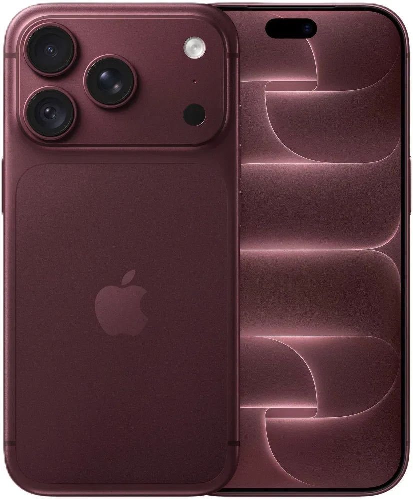 iPhone 18 vo vínovej farbe — pohľad na zadný kryt s fotoaparátom a na displej
